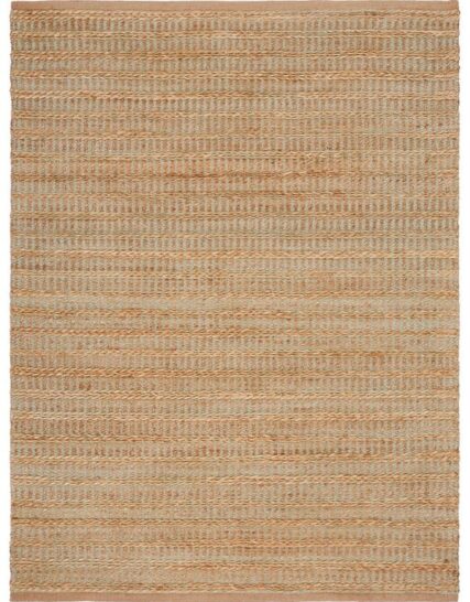 alfombra rectangular jaspeada en tonos arena