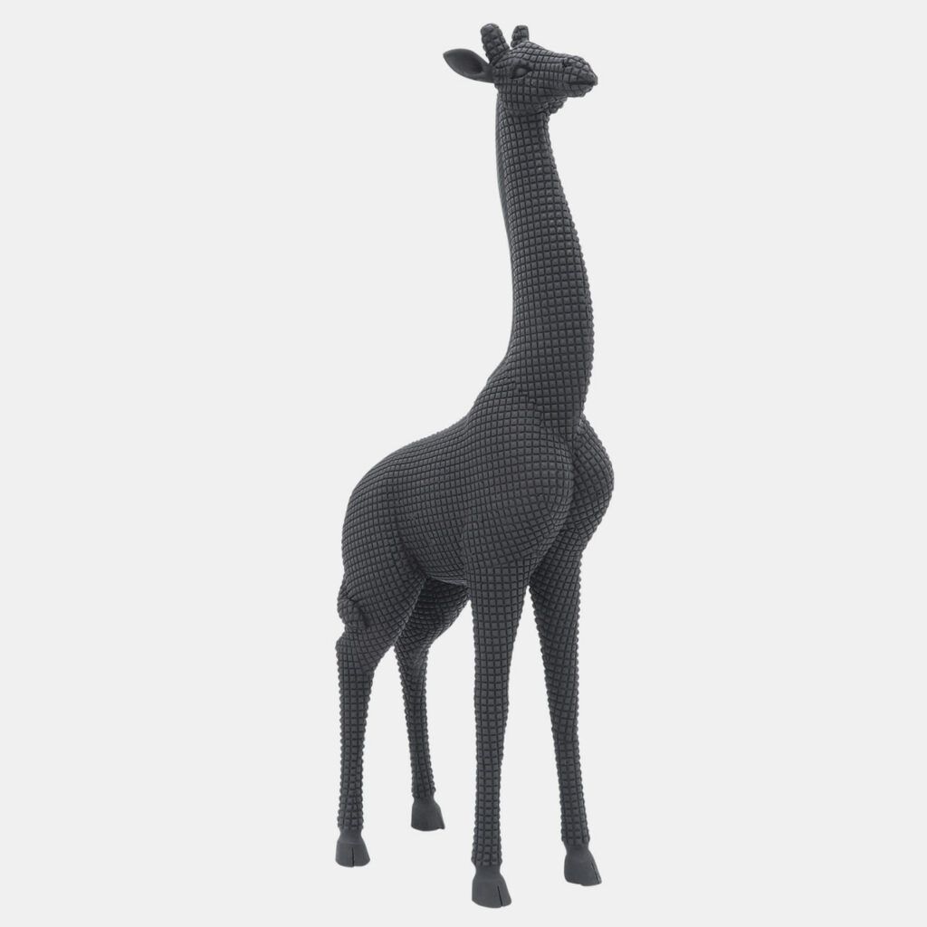 Resin, 19" Giraffe Table Accent, Black