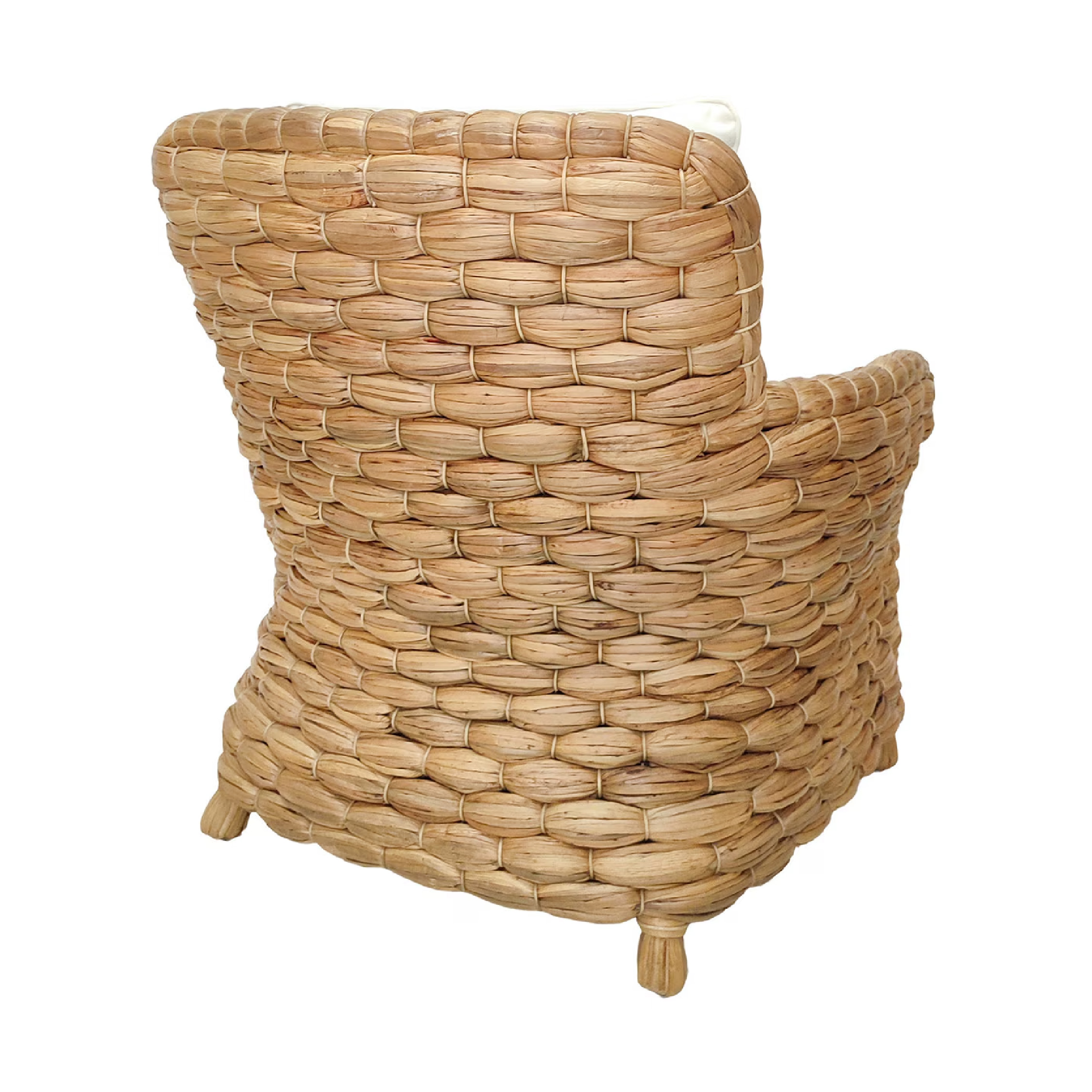 Atherton 2.0 Wide Weave Water Hyacinth Occasional Chair (Natural) - Imagen 5