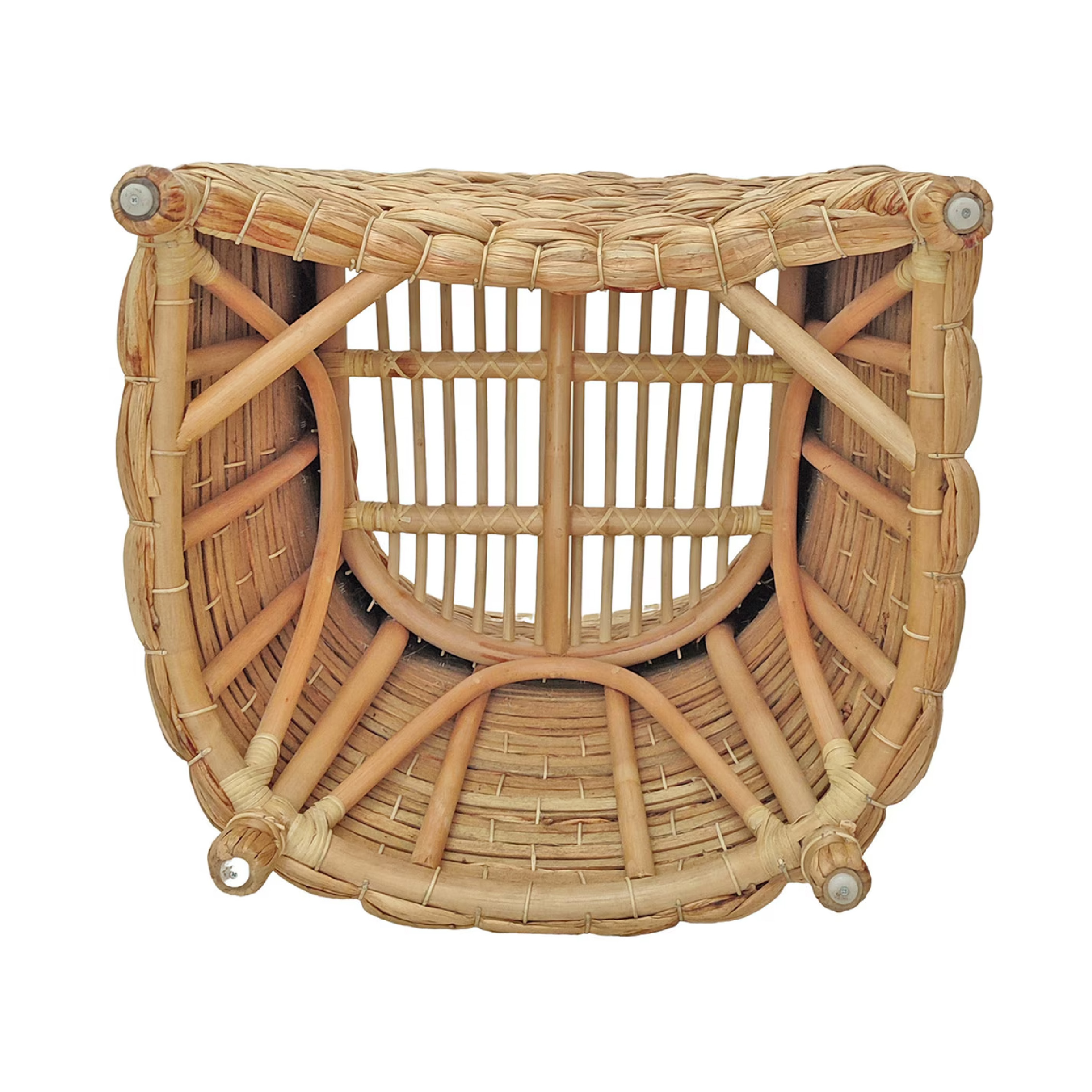Atherton 2.0 Wide Weave Water Hyacinth Occasional Chair (Natural) - Imagen 6