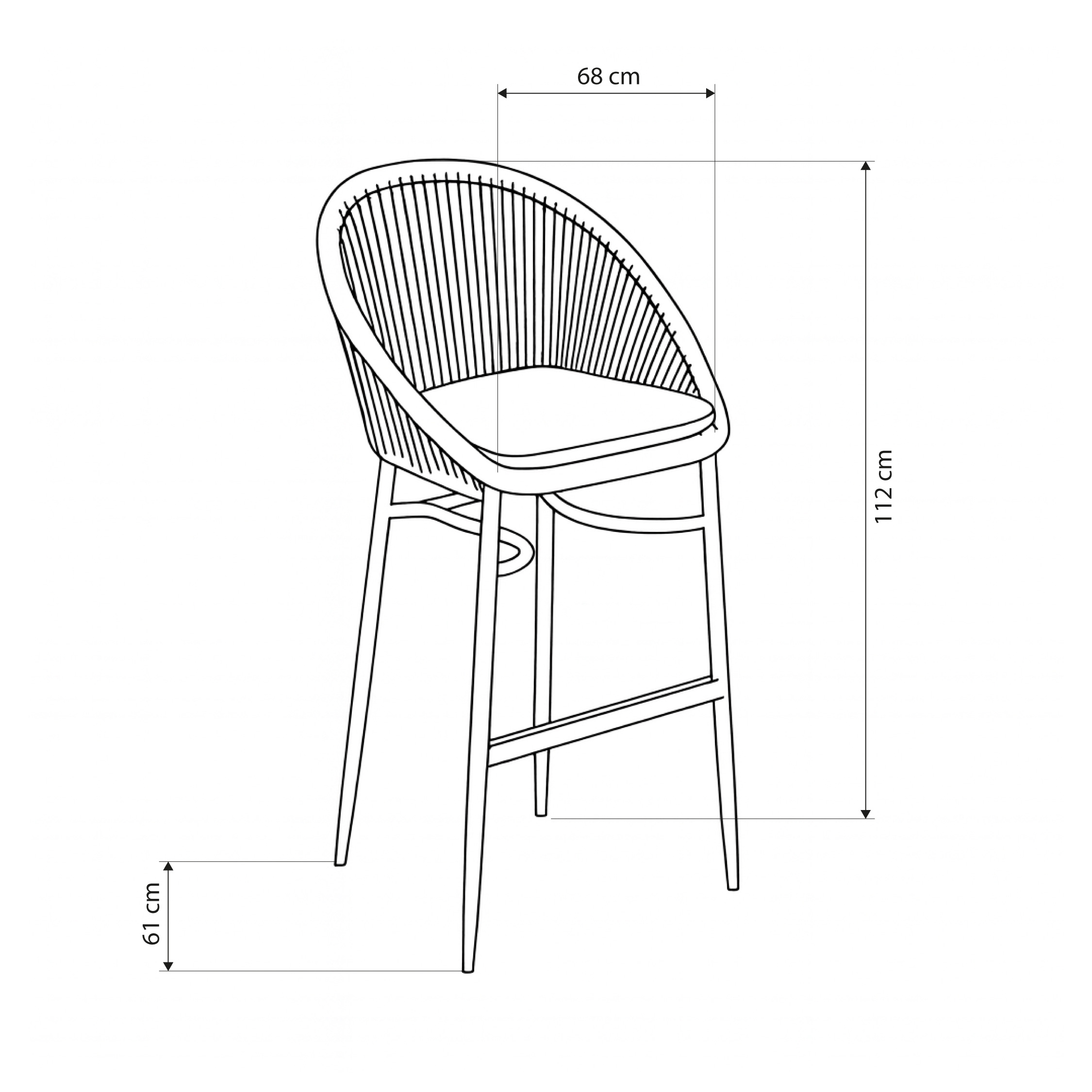 Rodona barstool - Imagen 5