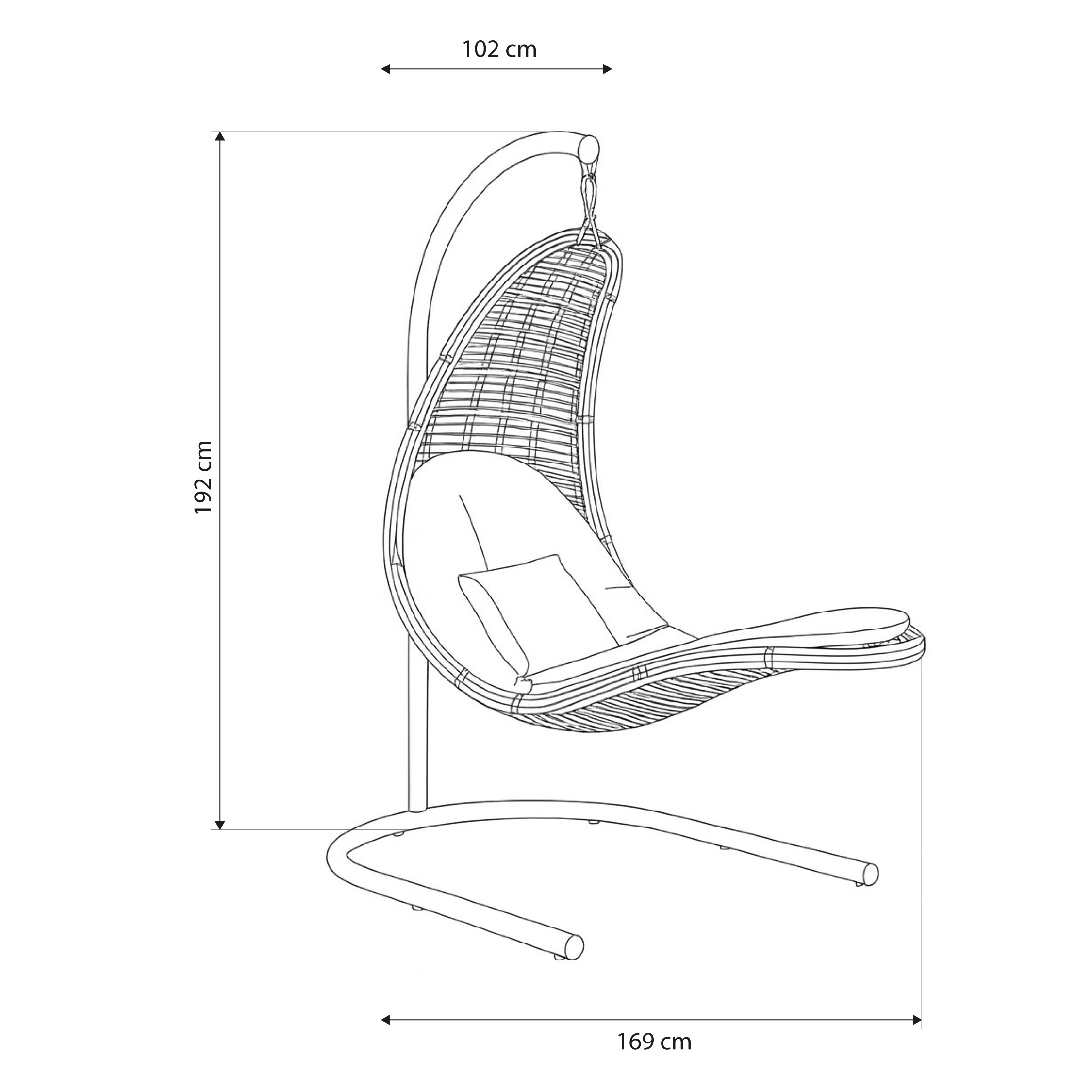 CHRISTY HANGING CHAIR - Imagen 5