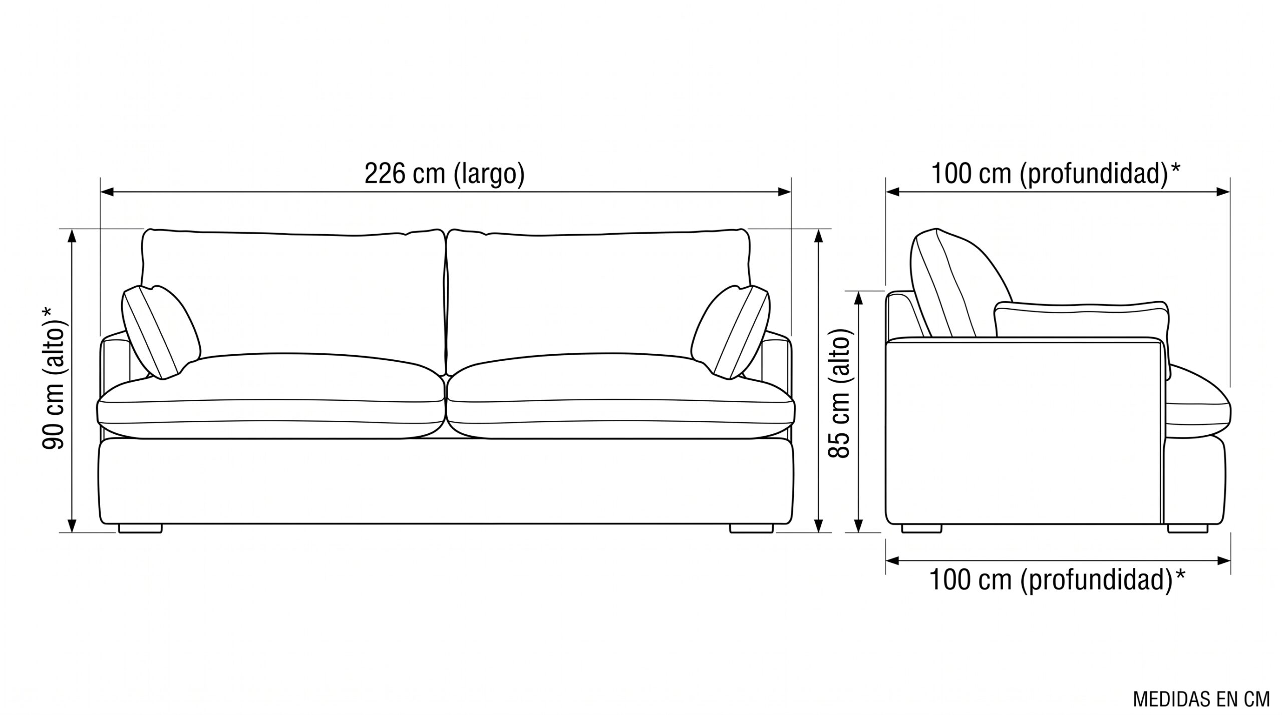 Loveseat Cloudine 2s - Imagen 8