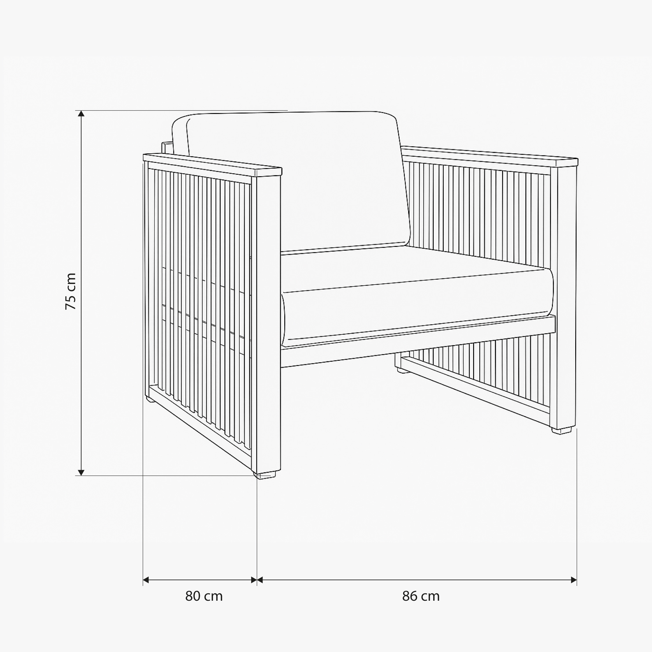 HORIZON ARMCHAIR - Imagen 5
