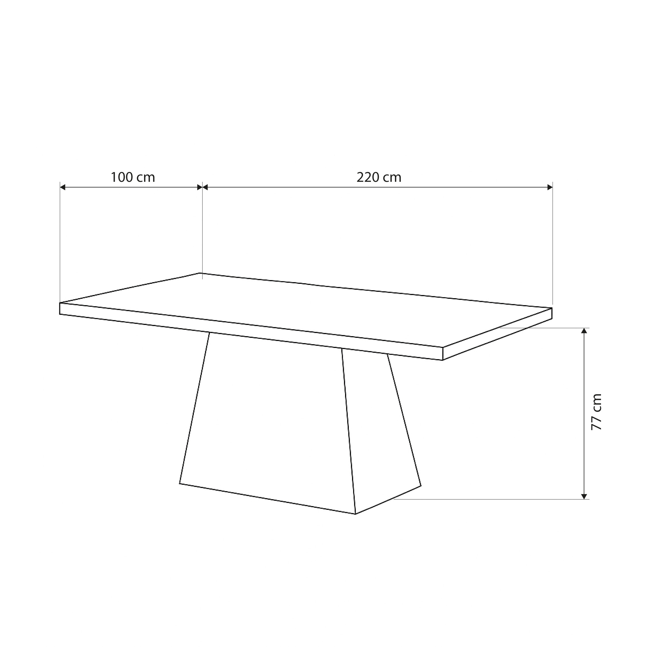 Mesa de comedor Bia 220 - Imagen 3
