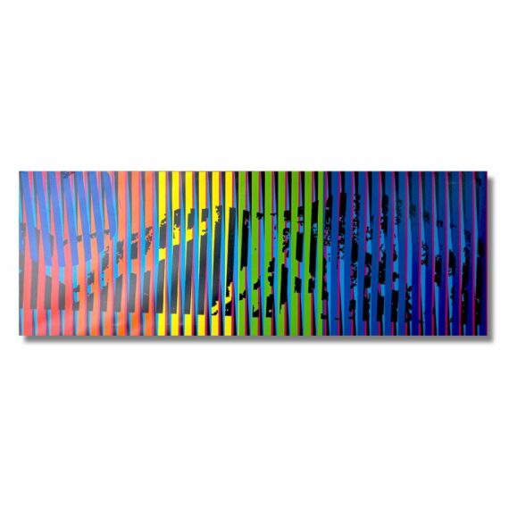 cuadro rectangular multicolor
