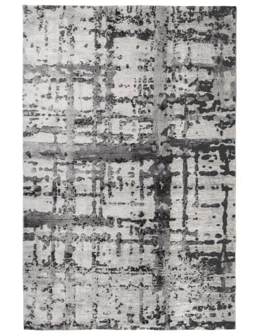 alfombra rectangular tonos grises