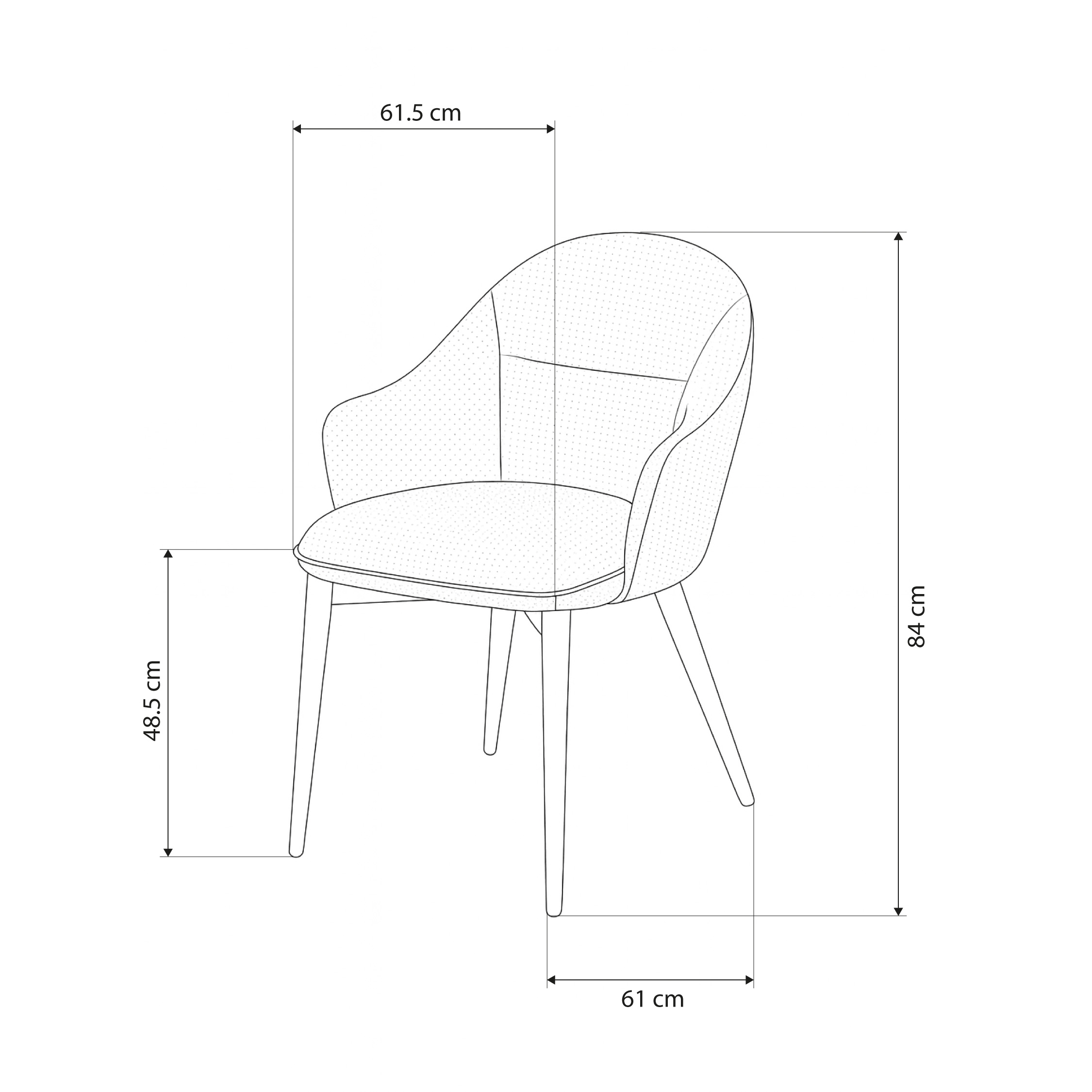 SILLA DE COMEDOR LIRI - Imagen 7