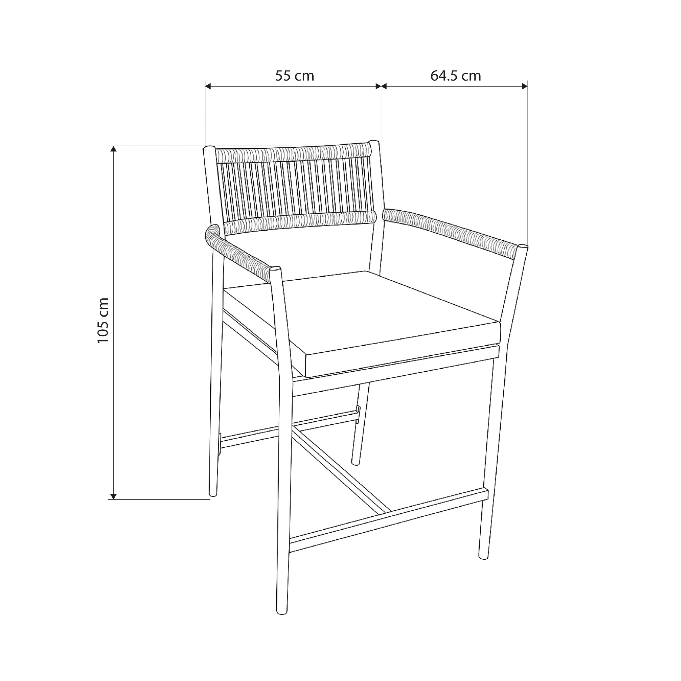 Silla de Bar Entire - Imagen 5