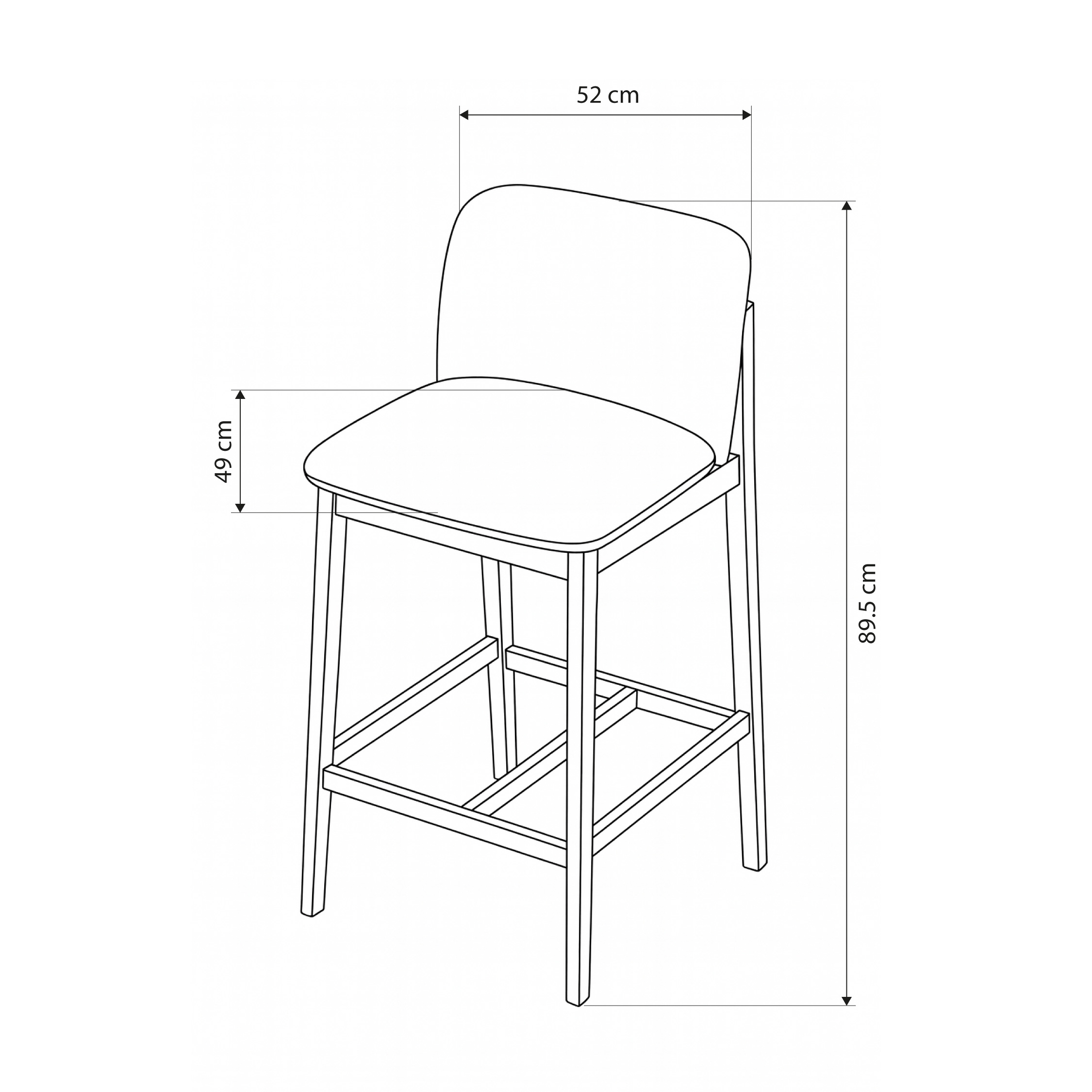 Silla de Bar Counter Talmi - Imagen 5