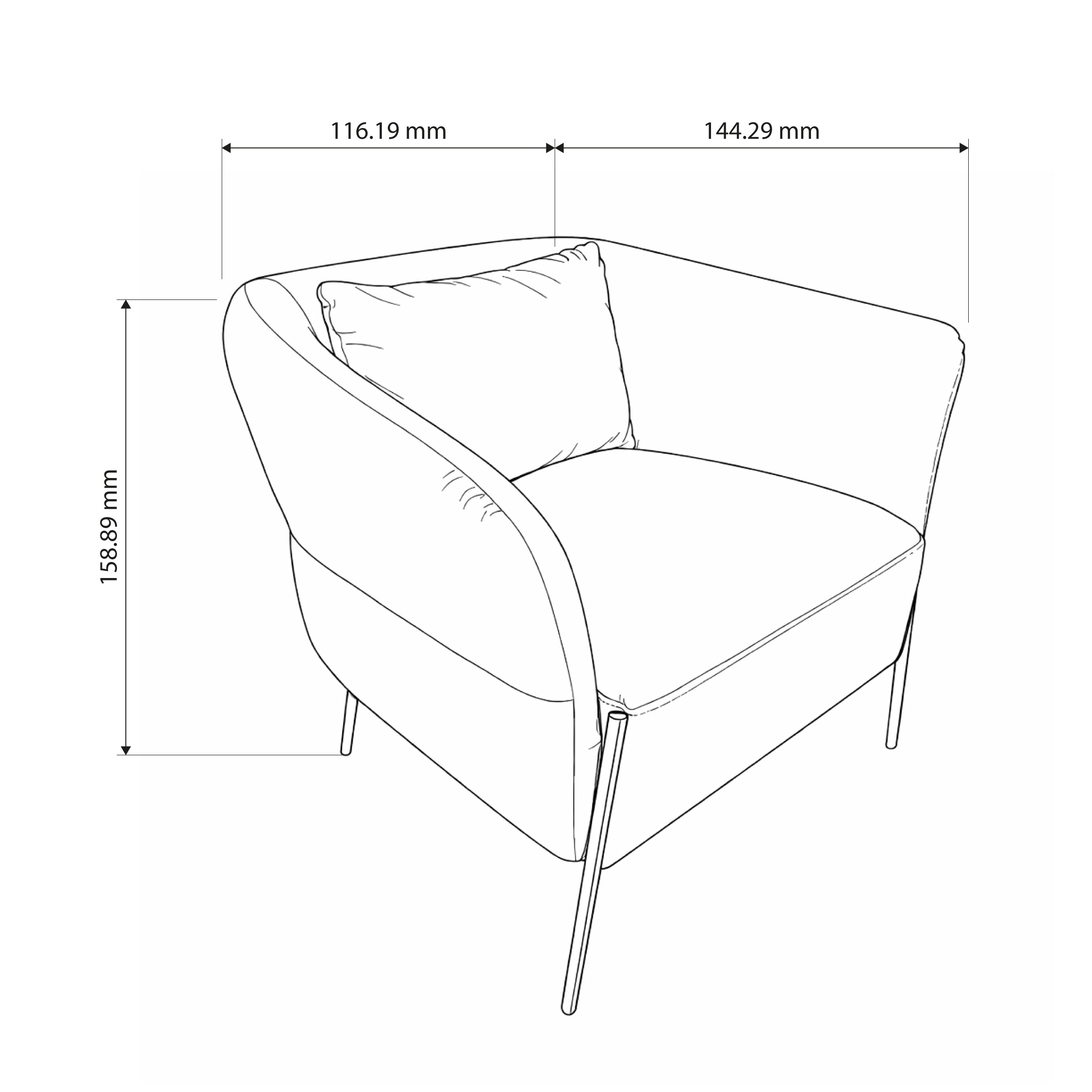 Silla Poltrona Junor - Imagen 8