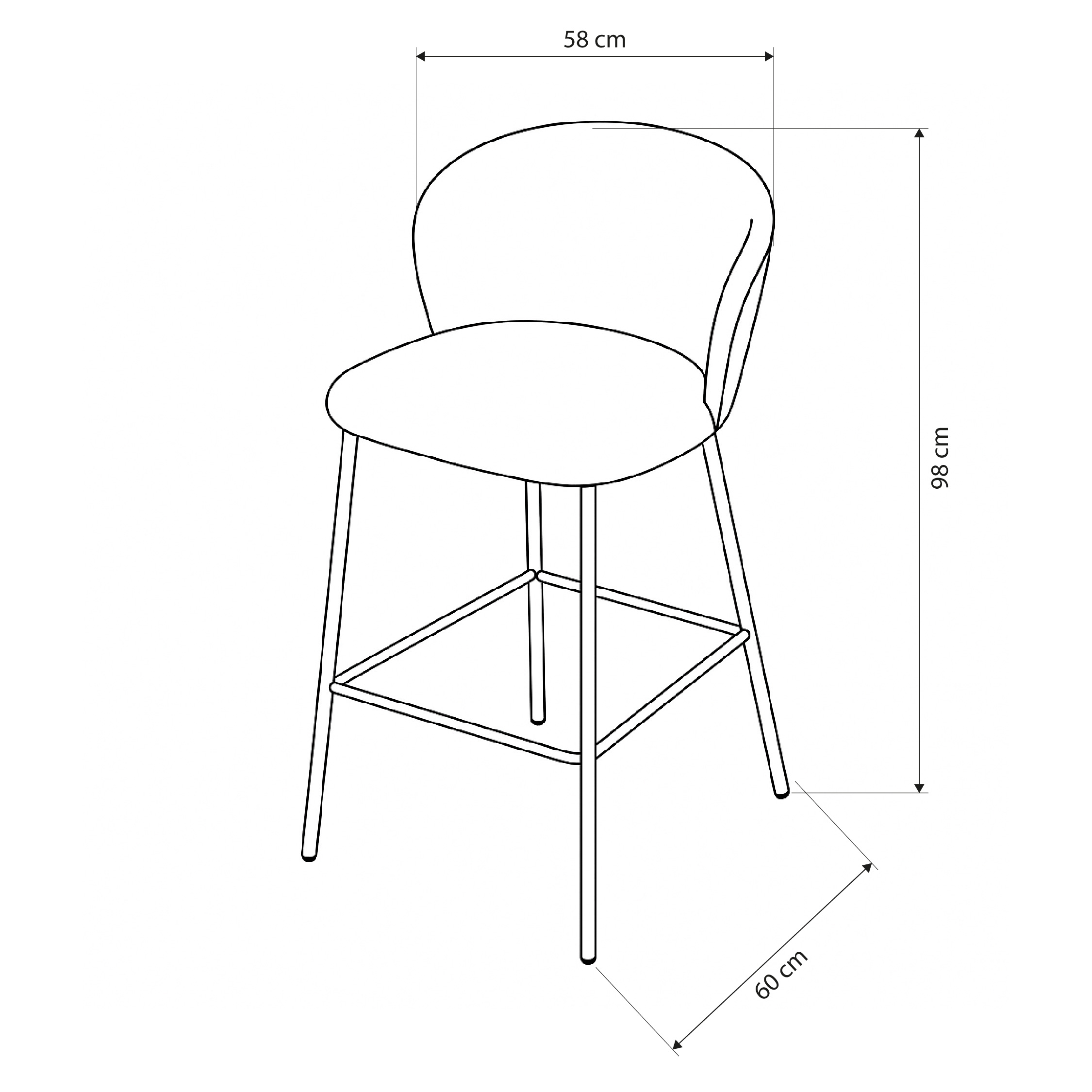 Silla Counter Zyra - Imagen 6