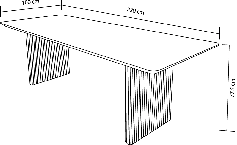 Mesa de Comedor Rectangular Euliss - Imagen 5