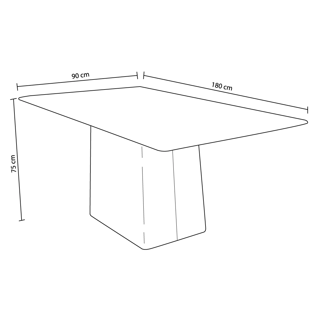 Mesa de Comedor Rectangular Orion 180 - Imagen 7