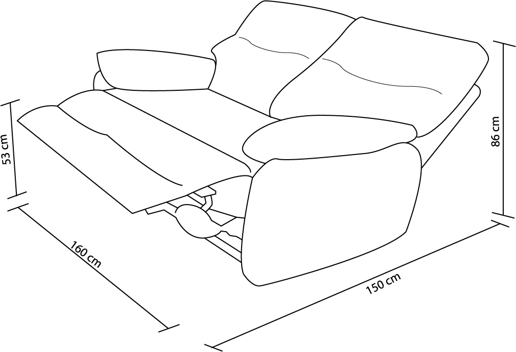 Loveseat Reclinable Eléctrico Lenox 2p - Imagen 9