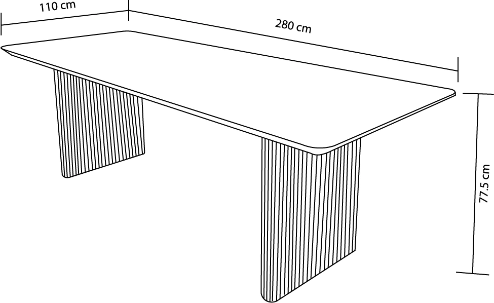 Mesa de Comedor Rectangular Euliss - Imagen 6