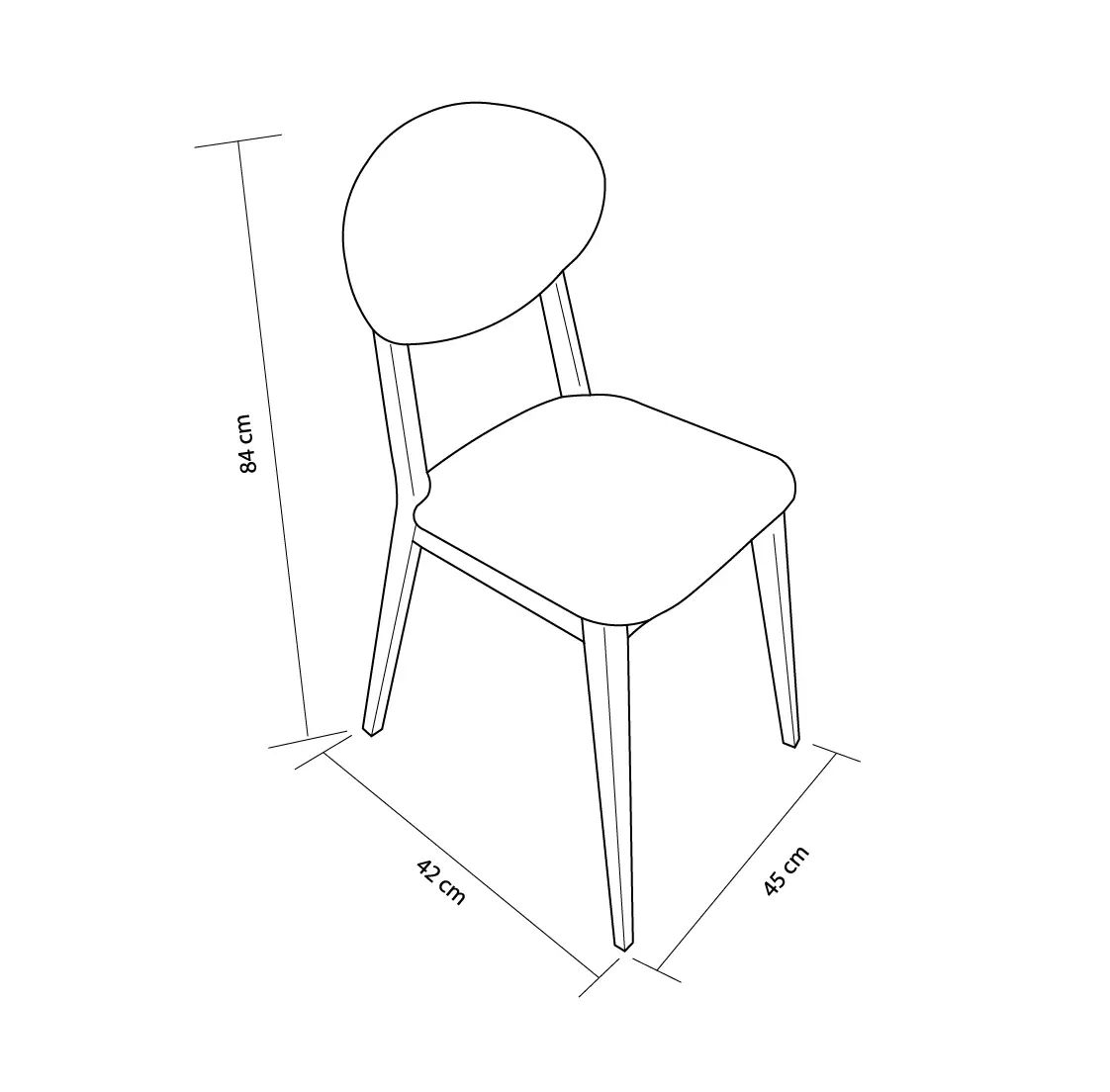 Silla de Comedor Scarlet - Imagen 6