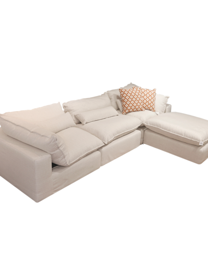 Sofá Seccional Cloud con Ottoman